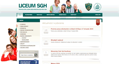 Desktop Screenshot of liceumsgh.pl